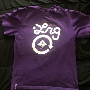 Lrg(Lifted Research Group) Purple Graphic Tee